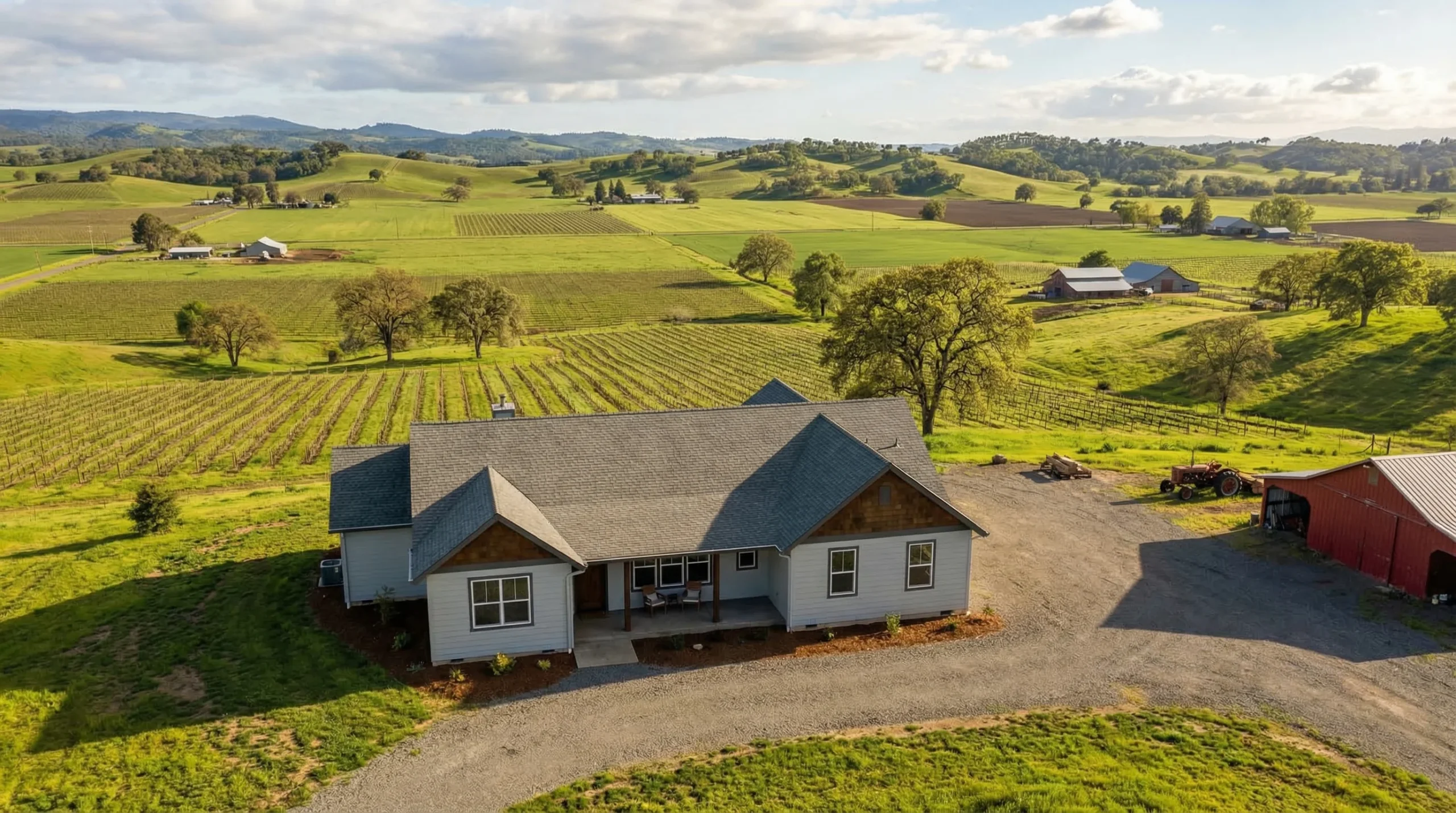 Willamette Valley farmhouse style home