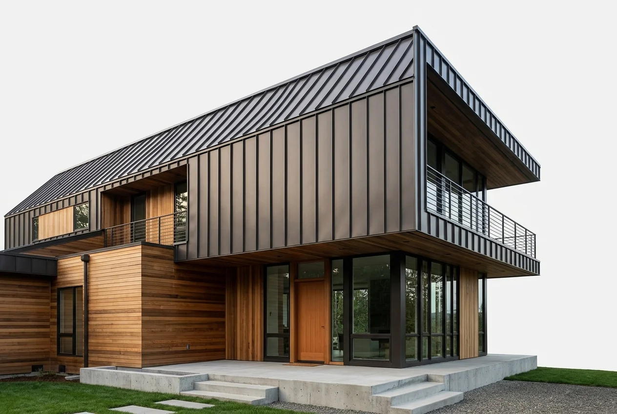 Standing seam metal roof